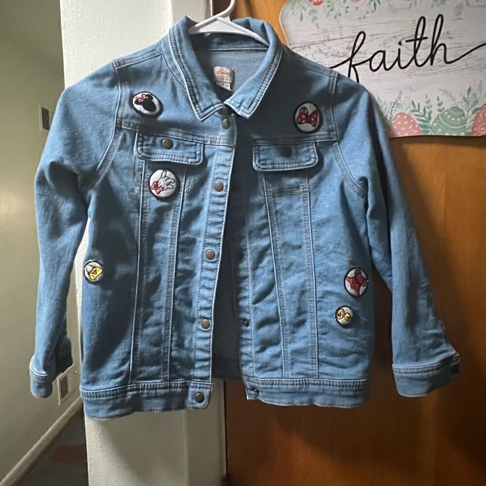 Disney Minnie Denim Jacket with Snap front closure